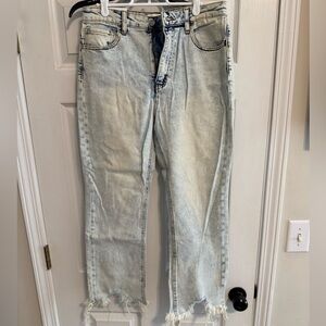 Classic Light Blue Straight Leg Women's Jeans